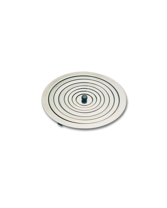 Coperchio in acciaio ad anelli concentrici