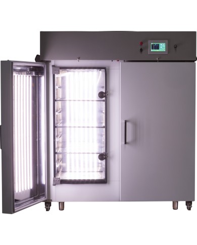 Growth test chamber with light on the door vert. fan 1500 lt - GVD 1500