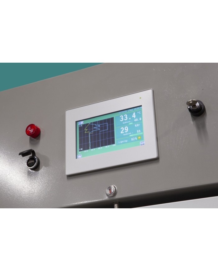 Growth test chamber with humidity with light on the door horiz. fan 700 lt - GHD-H 710