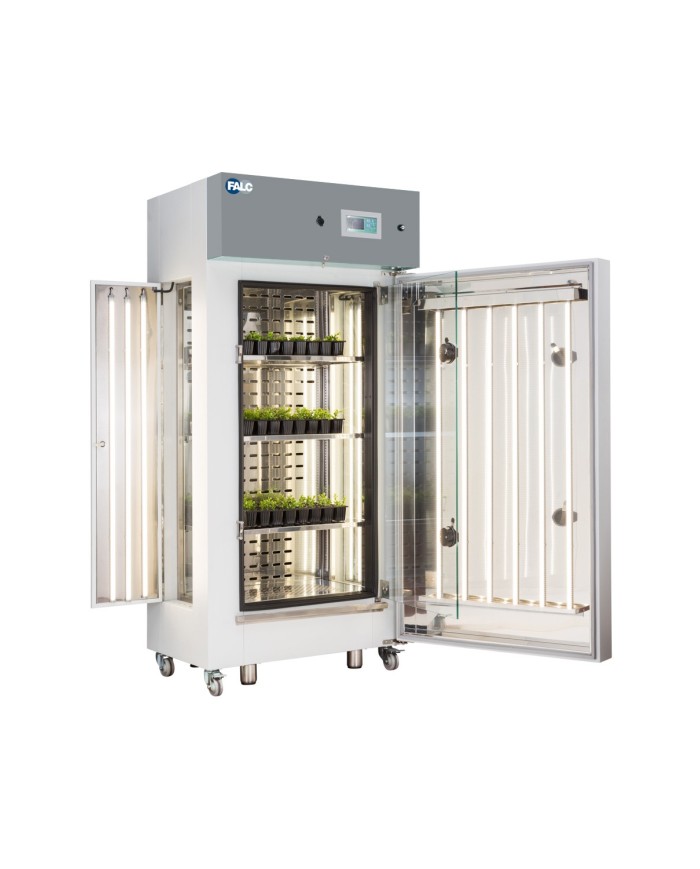 Growth test chamber with humidity with light on the door and back side horiz. fan 700 lt - GHS-H 710