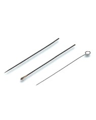 Aghi acciaio per semine, anello 2,5mm, lungh.50mm, cf.10