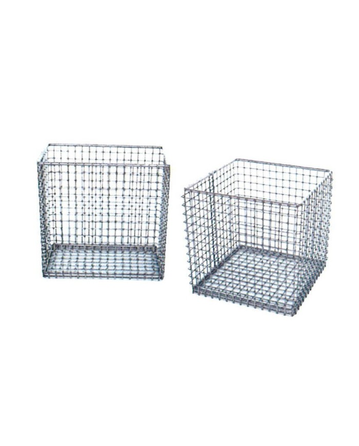 Cestello in rete di acciaio 180x100 x h.180 mm