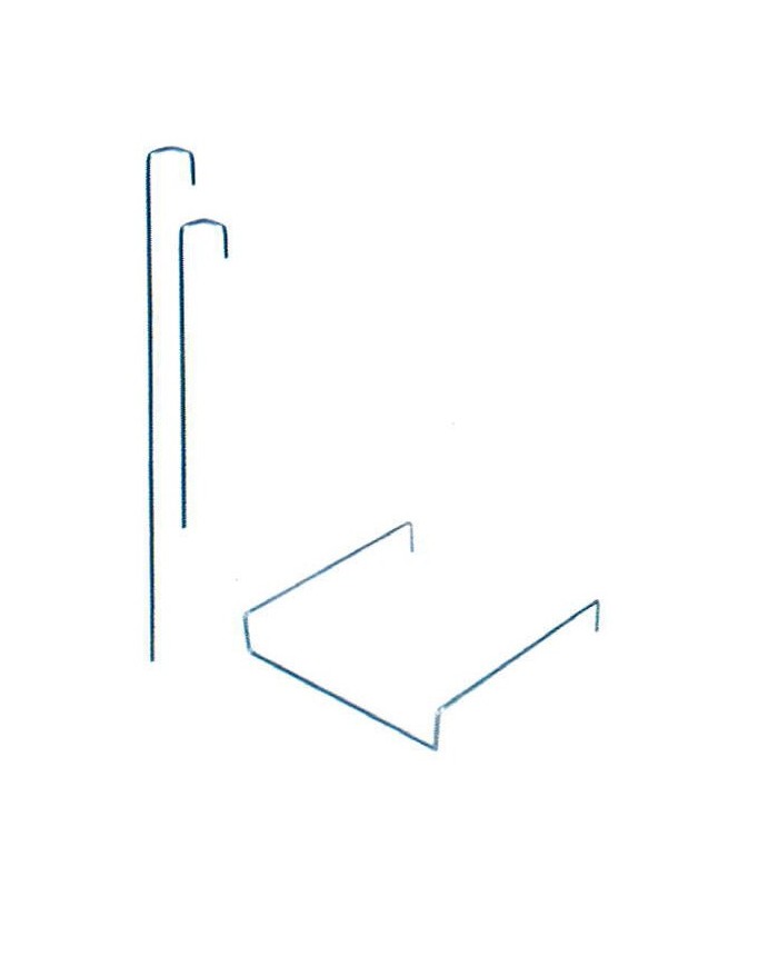 Astina in acciaio per chiusura box h.223mm