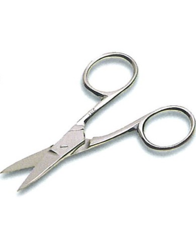 Forbici lame corte punte diritte in acciaio inox, lungh.100mm