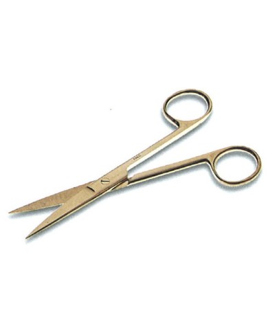 Forbici punte acute in acciaio inox, lungh.140mm