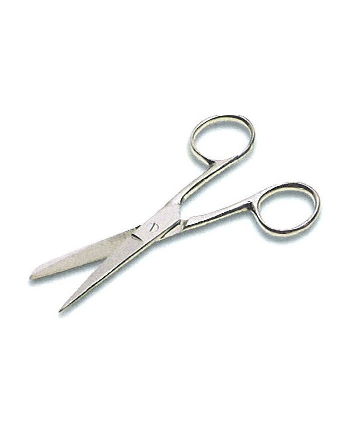 Forbici lame lunghe alterne in acciaio nichelato, lungh.130mm