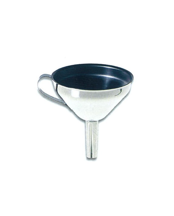 Imbuto in acciaio, d.120mm, gambo lungh.13mm