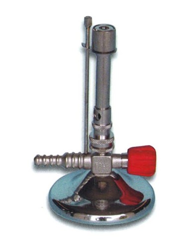 Lampada Bunsen multigas con fiammella costante