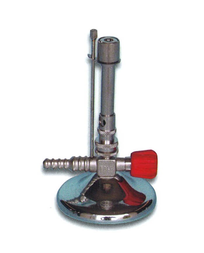 Lampada Bunsen multigas con fiammella costante