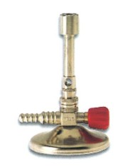 Lampada Bunsen gas metano con valvola di sicurezza, h.125mm