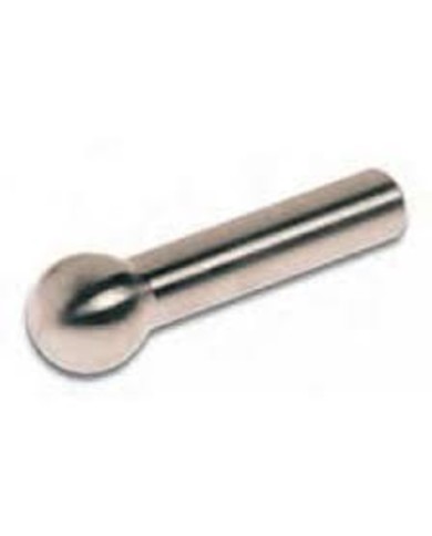 Pestello in acciaio inox lungh.150mm, d.testa 40mm