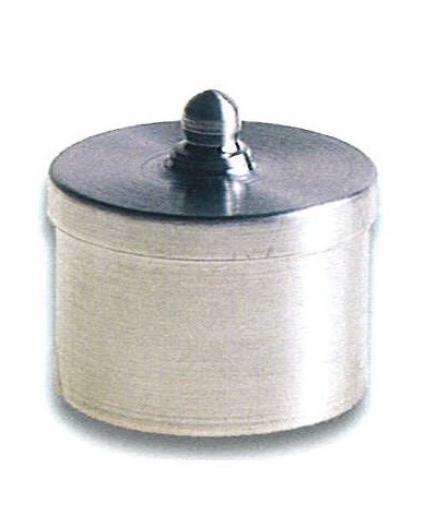 Pesafiltro in alluminio, cap.68ml, h.35mm, d.50mm