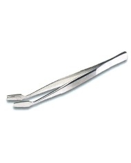 Pinzetta in acciaio inox c/punte diritte sottili, lungh.120mm