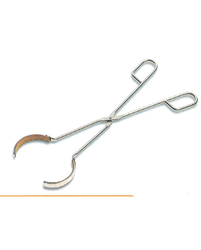 Pinza in acciaio inox c/branche rivest. sughero, apert.50-70mm, lungh.310mm