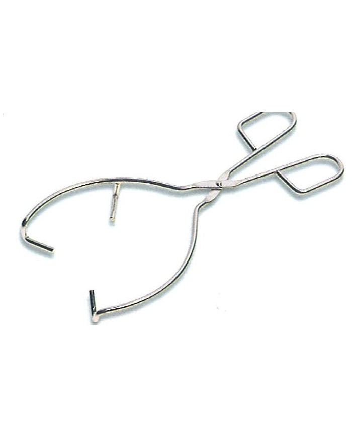 Pinza in acciaio inox apertura d.70-125mm, lungh.240mm