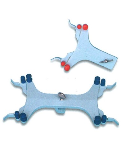 Pinza a ragno per burette, in lega leggera, 1 posto