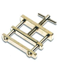 Pinza di Hoffman in ottone nichelato apertura max.50mm per vuoto