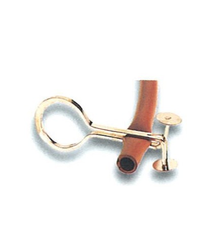 Pinza di Mohr in ottone nichelato lungh.80mm