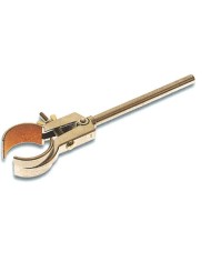 Pinza in lega con gambo libero a branche tonde rivest.sughero, apert.max.50mm