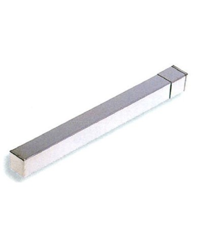 Portapipette quadrato in acciaio, dimensioni 60x250mm