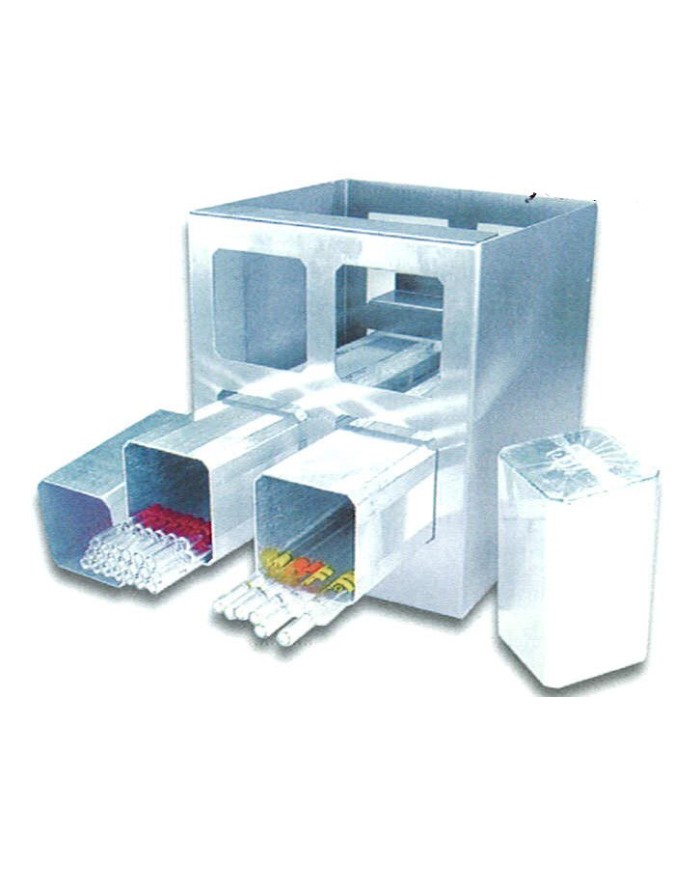 Supporto per portapipette in alluminio 6 posti
