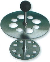 Supporto per portapipette in alluminio 6 posti