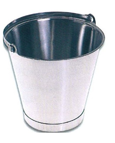 Secchio in acciaio inox graduato internamente cap.10 l