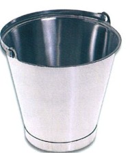 Secchio in acciaio inox graduato internamente cap.12 l