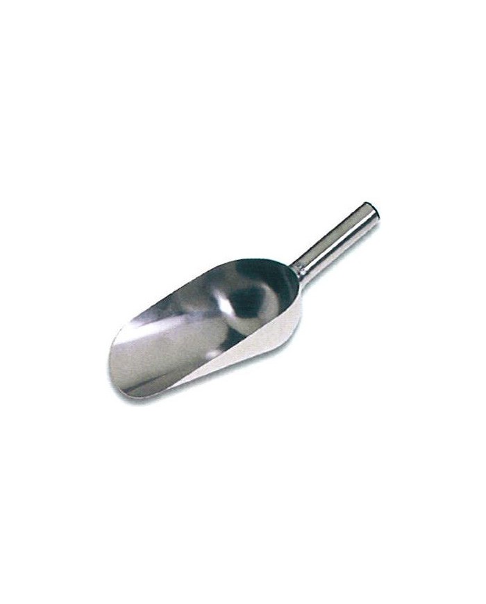Sessola in acciaio inox senza saldatura, lungh.tot.390mm, cap.1000ml