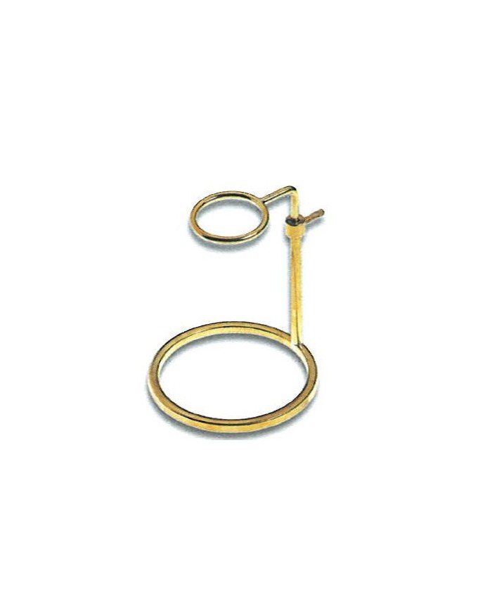 Base di Omeis in ottone cromato altezza variabile 140-220mm, base 120mm