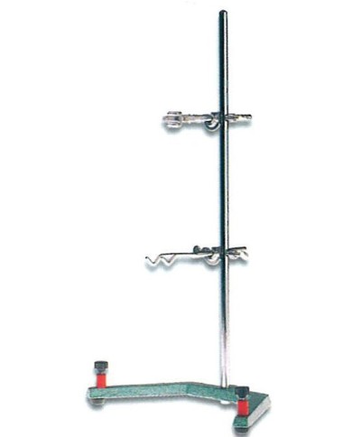 Base di Hoffman forma a U con pinza e morsetti, asta 12x600mm