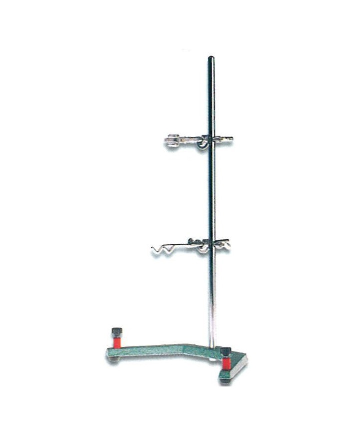 Base di Hoffman forma a U con pinza e morsetti, asta 12x600mm