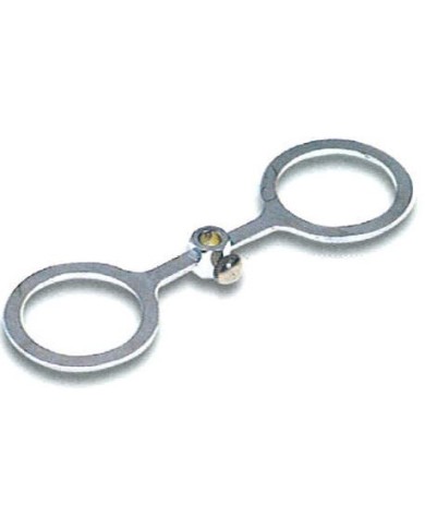 Sostegno in ottone doppio anello 45mm