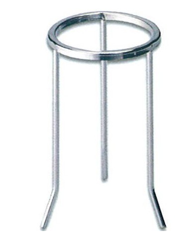 Sostegno treppiedi in acciaio cromato 120 x h.220mm