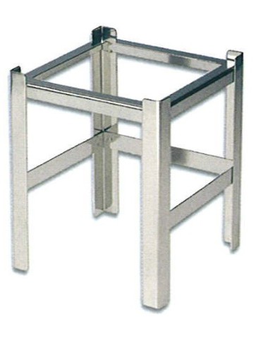 Sostegno a 4 piedi in acciaio inox h.220mm