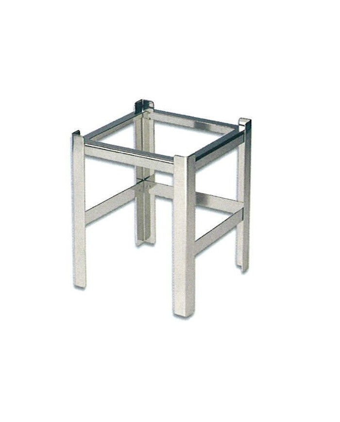 Sostegno a 4 piedi in acciaio inox h.220mm