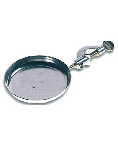 Sostegno porta lampade piano appoggio in alluminio e morsetto