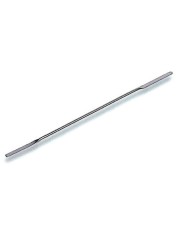Spatola acciaio inox, doppia paletta angoli arrotond.3x30mm, l.150mm