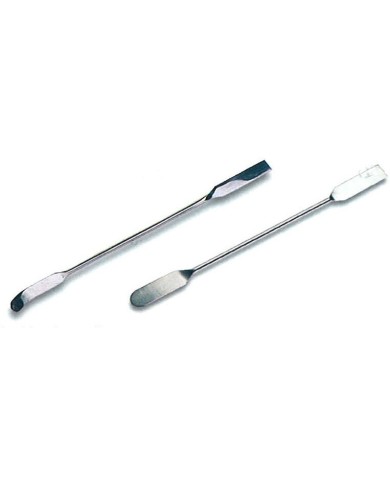 Spatola acciaio inox, paletta angoli arrotond. leggerm.pieg.25x70mm, l.400mm