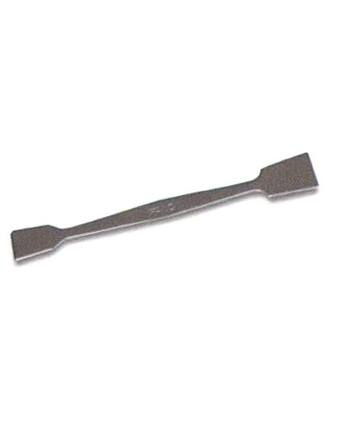 Spatola larga doppia in acciaio inox, palette 25x30mm, l.210mm