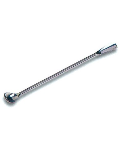 Spatola-cucchiaio in acciaio inox, paletta 10x25mm, l.180mm