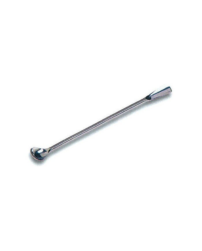 Spatola-cucchiaio in acciaio inox, paletta 10x25mm, l.180mm