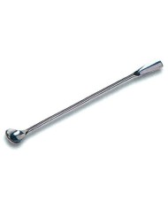 Spatola-cucchiaio in acciaio inox, paletta 6x30mm, l.180mm