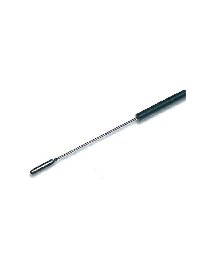 Spatola-cucchiaio in acciaio inox c/manico in plastica, paletta 5x19mm, l.170mm