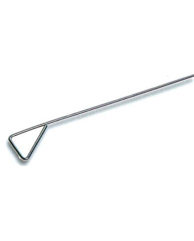 Spatola in acciaio inox per batteriologia, l.200mm