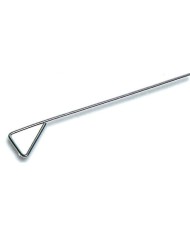 Spatola in acciaio inox per batteriologia, l.200mm