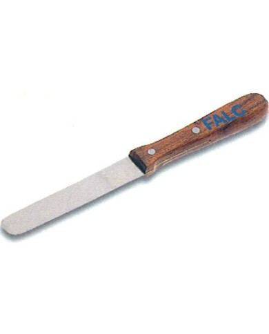Spatola in acciaio inox manico in legno, largh.36mm lungh.300mm
