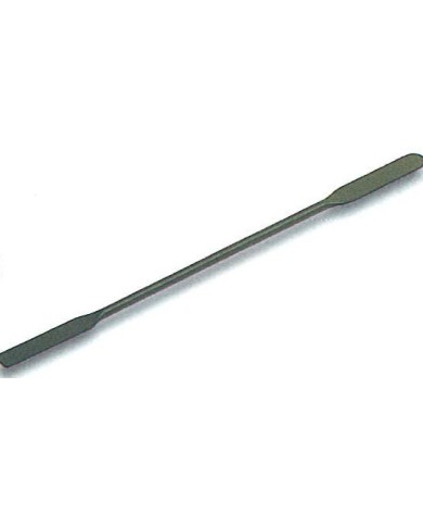 Spatola in acciaio inox rivest.PTFE, doppia paletta 9x45mm, l.210mm