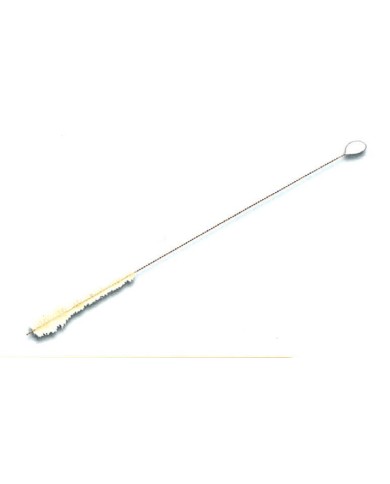 Spazzolini manico in acciaio per buttirometri, l.260mm, cf.5