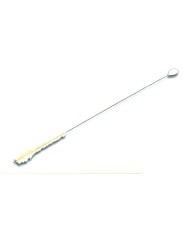 Spazzolini manico in acciaio spazzola in nylon con ciuffo, 12 x 70mm, l.200mm, cf.5